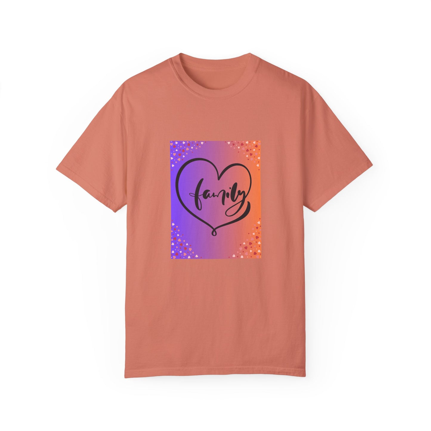 Family Love Unisex Garment-Dyed T-Shirt